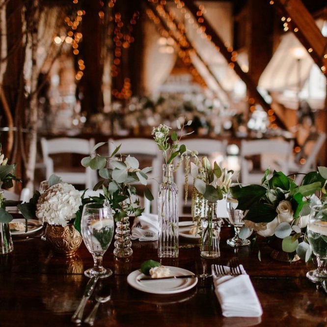 rustic wedding table